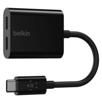 Belkin CONNECT USB-C audio/napájecí adaptér černý