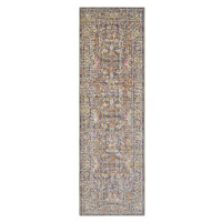 Běhoun Cairo 105589 Luxor Grey Multicolored – na ven i na doma 80x200 cm