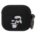 Karl Lagerfeld 3D Logo NFT Karl and Choupette pouzdro AirPods 3 černé