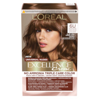 L'Oréal Paris Excellence Creme Universal Nudes permanentní barva na vlasy 6U Tmavá blond