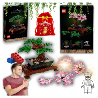 Stavebnice Lego Icons Creator Stromek Bonsai 10281 Květiny dárek Stavebnice Bonus