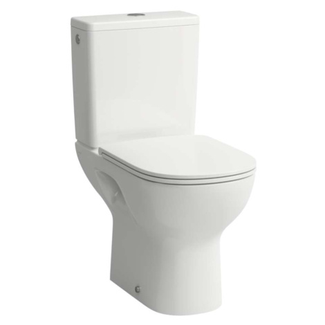 Laufen Lua - WC kombi mísa, Rimless, spodní odpad, LCC, bílá H8240874000001