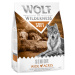 Wolf of Wilderness granule, 4 x 1 kg - 3 + 1 kg zdarma - Senior "Soft - Wide Acres" - kuřecí