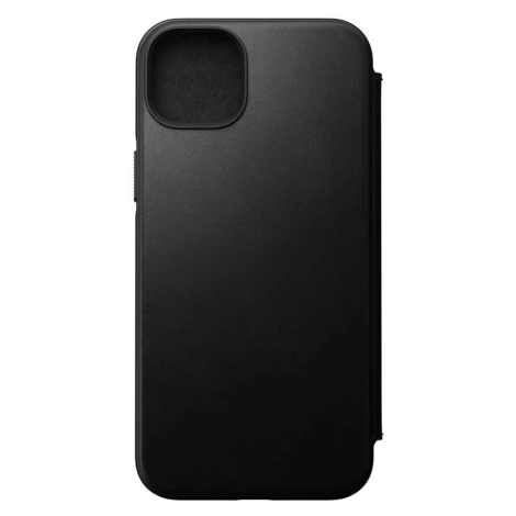 Pouzdro Nomad Leather MagSafe Folio, black - iPhone 14 Plus (NM01282785)