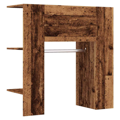 vidaXL Skříň do předsíně starého dřeva 97,5x37x99 cm kompozitní dřevo