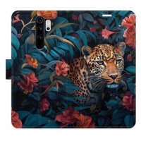 iSaprio Flip pouzdro Flower Jaguar 02 pro Xiaomi Redmi Note 8 Pro