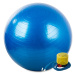 Gymnastický míč 65 cm s pumpičkou, modrý