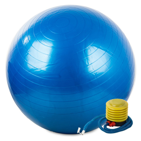 Gymnastický míč 65 cm s pumpičkou, modrý