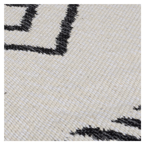 Kusový koberec Deuce Edie Recycled Rug Monochrome/Black 120x170 cm Flair Rugs