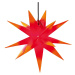 STERNTALER Hvězda XXL venkovní, 18cípá Ø 80 cm červená/žlutá