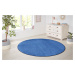 Hanse Home Collection koberce Kusový koberec Nasty 101153 Blau kruh Rozměry koberců: 133x133 (pr