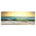 MP-2-0209 Vliesová obrazová panoramatická fototapeta Sea Sunset + lepidlo Zdarma, velikost 375 x