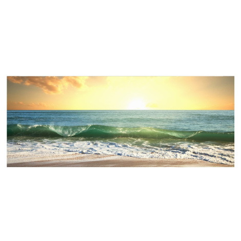 MP-2-0209 Vliesová obrazová panoramatická fototapeta Sea Sunset + lepidlo Zdarma, velikost 375 x Dimex - ČR