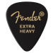 Fender 351 Shape Picks, Extra Heavy, Black