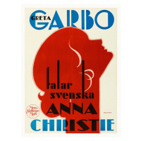 Ilustrace Anna Christie, Ft. Greta Garbo, 30 × 40 cm