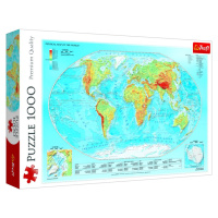 Trefl Puzzle Mapa světa / 1000 dílků - Trefl