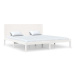 Rám postele bílý masivní dřevo 180 × 200 cm Super King, 3104169