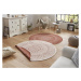 NORTHRUGS - Hanse Home koberce Kusový koberec Twin-Wendeteppiche 103102 creme terra kruh – na ve