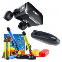 dárek Pod Stromeček Brýle Vr Brýle 3D 360 Stupňů+gamepad+vystřelovač Raket