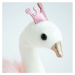 Doudou Histoire d´Ours Plyšová klíčenka růžová labuť 12 cm