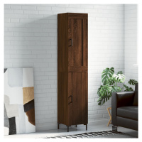 vidaXL Skříň highboard hnědý dub 34,5 x 34 x 180 cm kompozitní dřevo