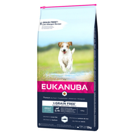 Eukanuba Adult Small & Medium Grain Free Ocean Fish 12kg