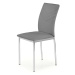 Jídelní židle SCK-137 šedá/chrom