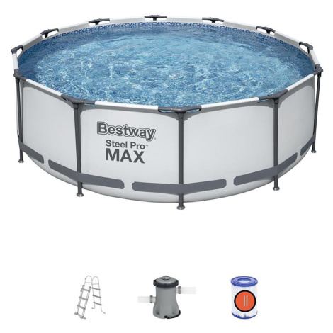 Bazén STEEL PRO MAX 3.66 x 1.00 m s filtrací, 56418 Bestway