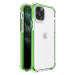 Spring Armor silikonové pouzdro s barevným lemem na iPhone 11 Pro green