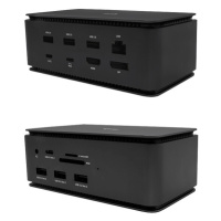 i-Tec USB4 Metal Docking station Dual 4K HDMI DP + Power Delivery 80 W USB4DUAL4KDOCKPD Černá