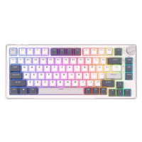 Klávesnice Royal Kludge RKH81 RGB Mechanical Keyboard, Sky cyan switch (white)