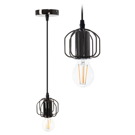 Toolight Stropní závěsné svítidlo ve stylu Loft APP595-1CP Black