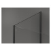 MEXEN/S Kioto Sprchová zástěna WALK-IN 110 x 85 cm, transparent, grafit metal 800-110-212-95-00-