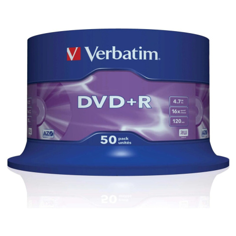 VERBATIM DVD+R(50 ks)Spindle/General Retail/16x/4.7GB