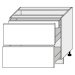 ArtExt Kuchyňská skříňka spodní SILVER | D2A 90/1A Barva korpusu: Lava
