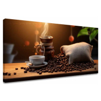 Kávové obrazy do kuchyně Abstraktní aroma