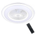 LED Stmívatelné stropní svítidlo s látorem ZONDA LED/48W/230V bílá + DO