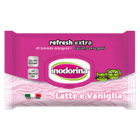 Inodorina Mléko a vanilka s vitamíny ubrousky 40 ks