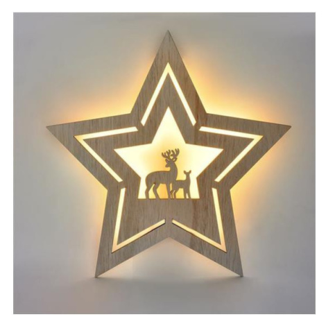 1V261 - LED Vánoční dekorace LED/2xAA hvězda Donoci
