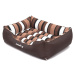 Pelíšek pro psa Reedog Comfy Brown & Stripes