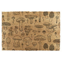 Rohožka z kokosového vlákna 40x60 cm Mushrooms – Artsy Doormats