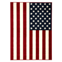 Alfa Carpets  Kusový koberec American flag - 120x170 cm