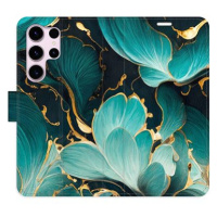 iSaprio flip pouzdro Blue Flowers 02 pro Samsung Galaxy S23 Ultra