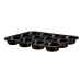 BERLINGERHAUS Forma na muffiny s mramorovým povrchem 12 ks Shiny Black Collection