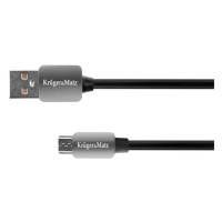 Kabel KRUGER & MATZ KM0324 USB/micro USB 1m Black