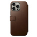 Nomad Modern Leather Folio, brown - iPhone 15 Pro Max (NM01633785) Hnědá