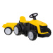 Mamido Dětský elektrický traktor s přívěsem žlutý