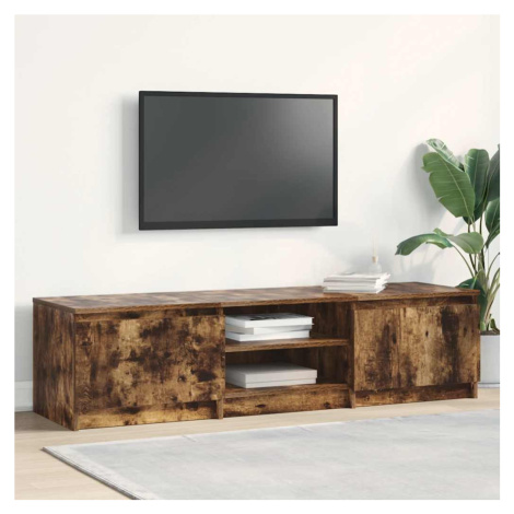 vidaXL TV skříňka kouřový dub 140 x 40 x 35,5 cm kompozitní dřevo