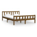 Rám postele medově hnědý masivní dřevo 140 × 200 cm, 810682
