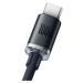 Baseus Crystal Shine kabel USB na USB-C, 100W, 1,2 m (černý)
